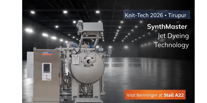 Benninger to Present SynthMaster Jet Dyeing Machine at Knit-Tech 2026